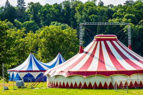 old circus tents