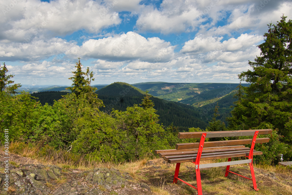 Gipfel des Ruppberg oberhalb von Zella-Mehlis in Thüringen Gipfel des Ruppberg oberhalb von Zella-Mehlis in Thüringen
