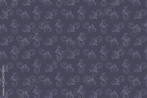 Floral pattern design in artwork, Seamless pattern design for textile & ceramics tiles