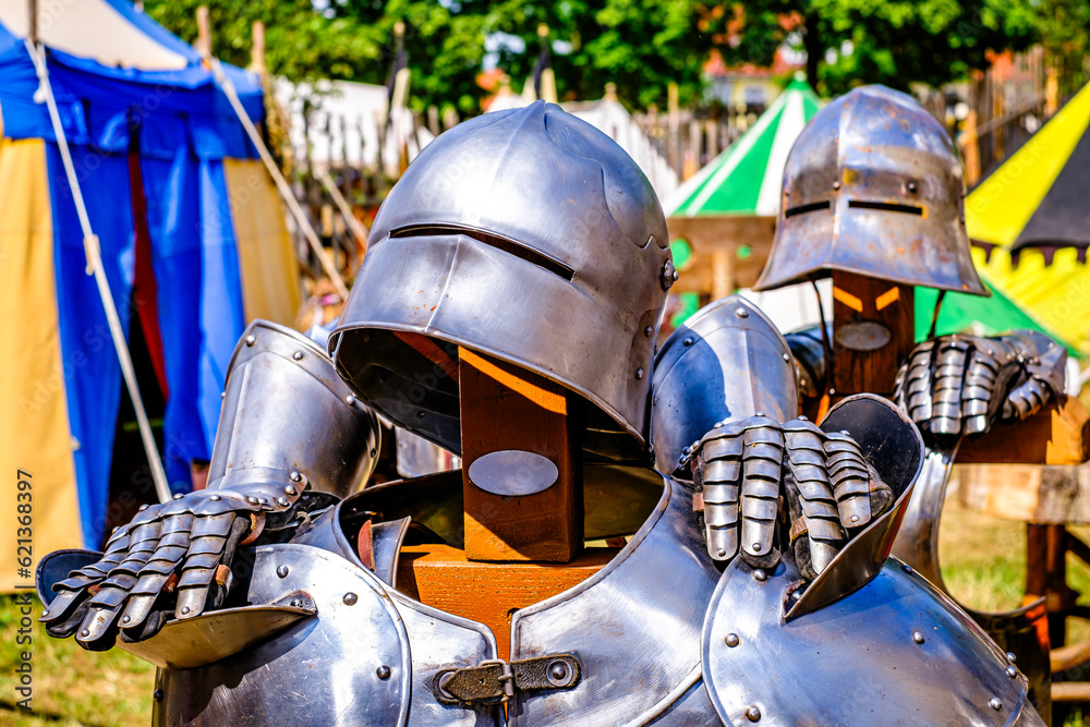 Fototapeta premium typical old suit of armor