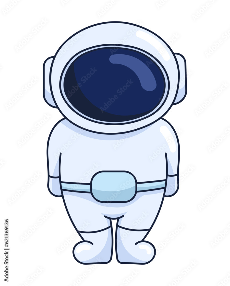 Astronaut Sticker Bookmark