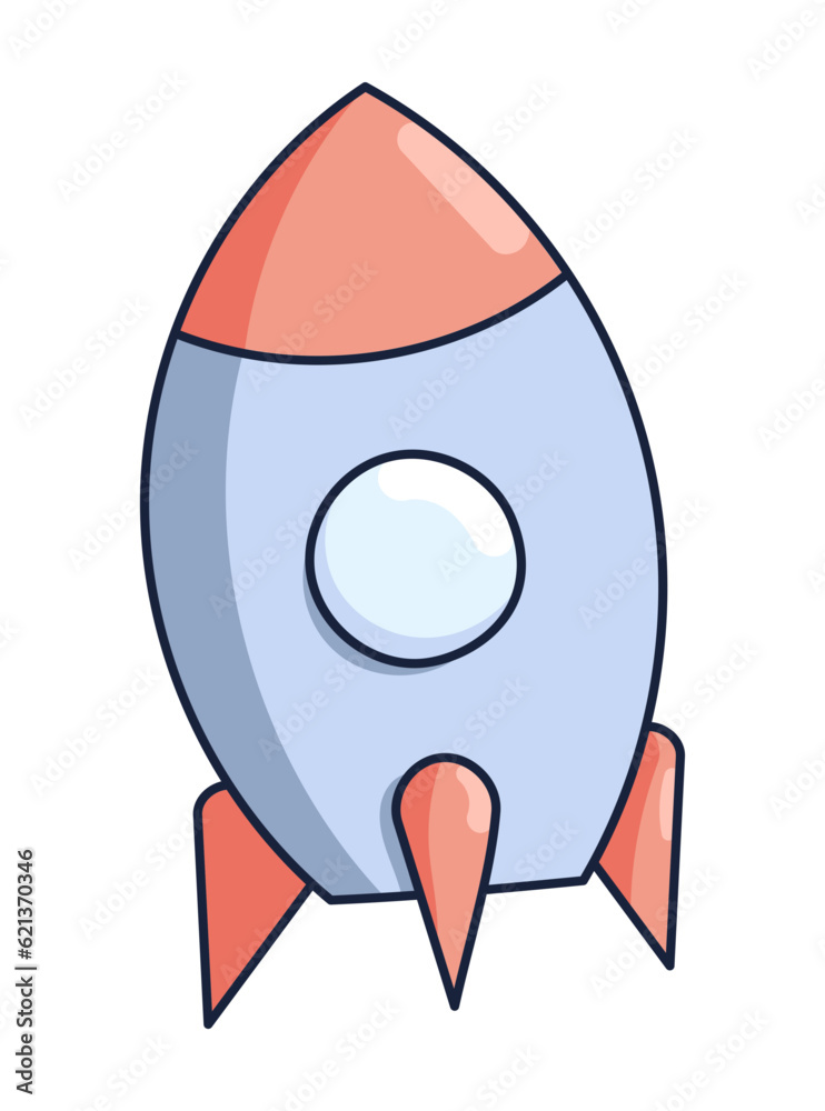Spaceship Sticker Bookmark Spaceship Sticker Bookmark