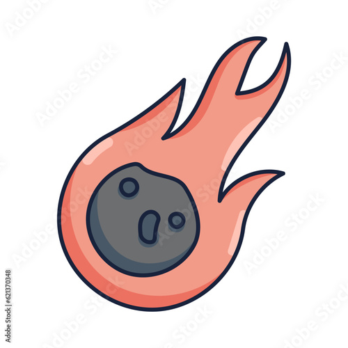 Comet Sticker Bookmark