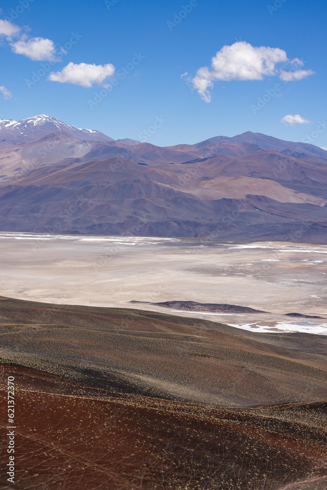 Crossing the Andes from Antofagasta de la Sierra to Antofalla - stunning landscape around the salt desert Salar de Antofalla in the Puna highlands Crossing the Andes from Antofagasta de la Sierra to Antofalla - stunning landscape around the salt desert Salar de Antofalla in the Puna highlands