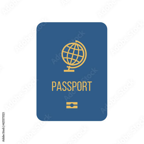  passport vector icon