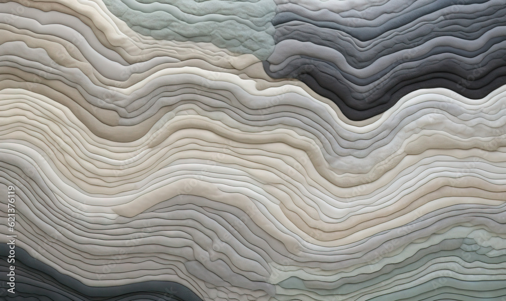 an abstract pattern of wavy lines and curves in shades of blue, grey, and white. generative ai an abstract pattern of wavy lines and curves in shades of blue, grey, and white. generative ai