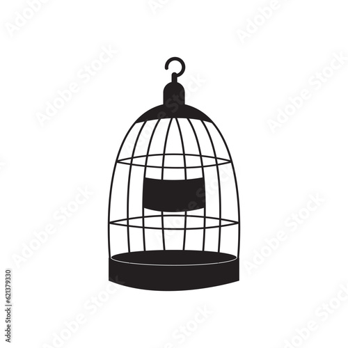 bird cage icon logo vector design template