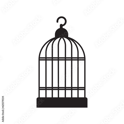 bird cage icon logo vector design template