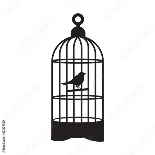 bird cage icon logo vector design template