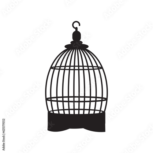 bird cage icon logo vector design template
