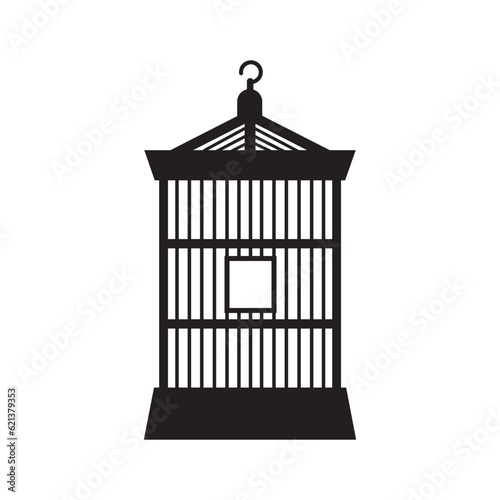 bird cage icon logo vector design template