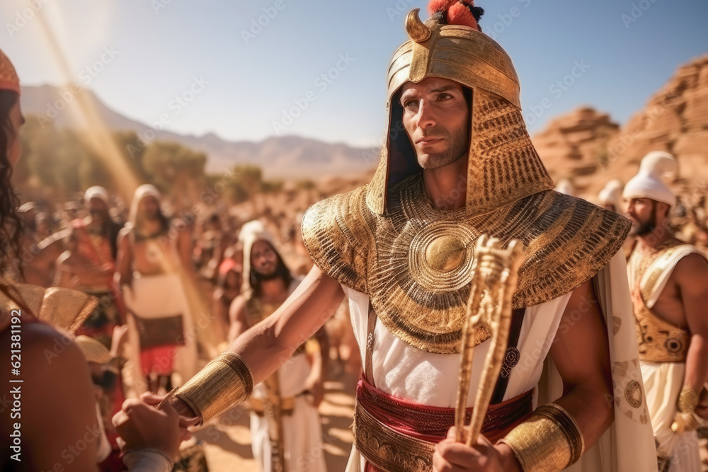 Ancient Egyptian medjay policeman. Guardian of order in Ancient Egypt