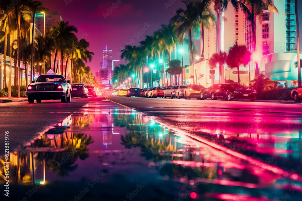 Obraz premium Miami vice desktop bakground