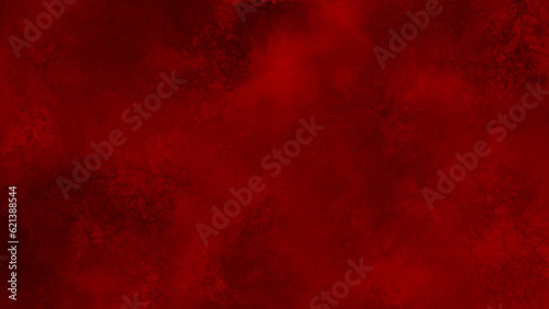 red background