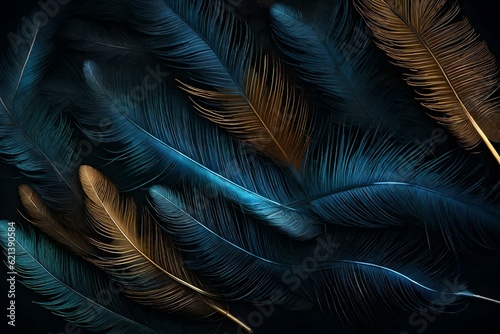 Feathers, super relistic in real world photo
