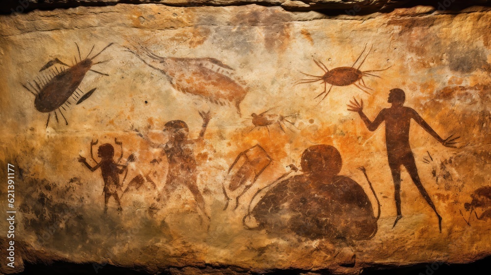 Otherworldly Humans Ancient cave paintings, depicting otherworldly beings, hint at ...