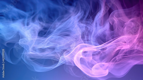 Abstract Smoke Patterns: A Mysterious and Ethereal Background AI Generated