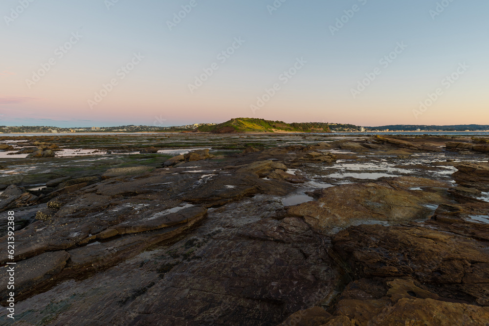 Long reef headland view in the morning, Sydney, Australia. Long reef headland view in the morning, Sydney, Australia.