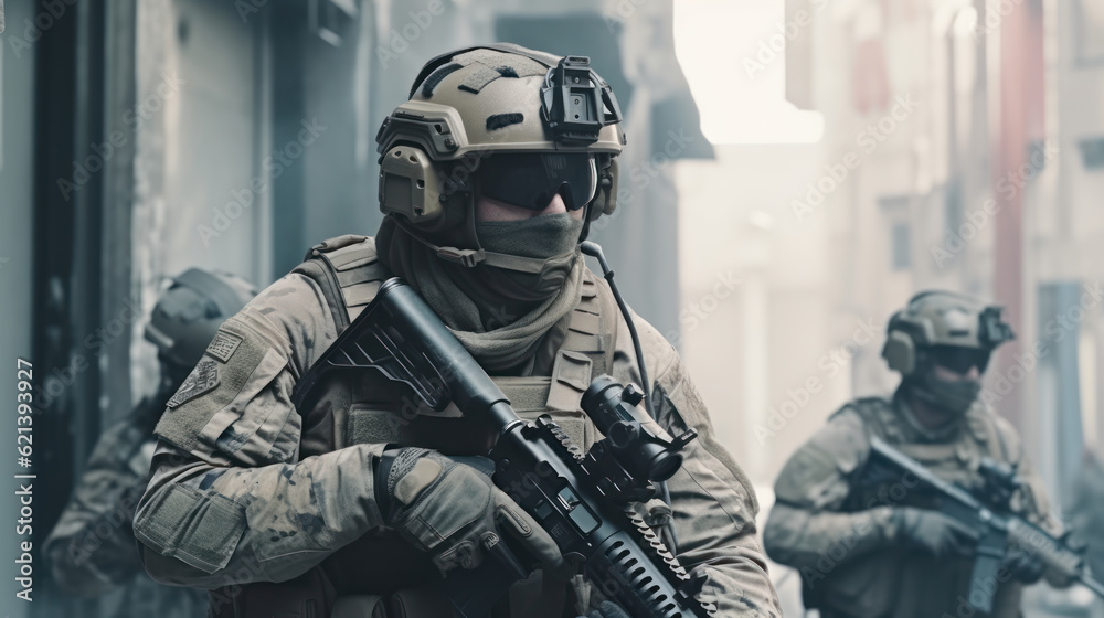 Training for Urban Combat, How Special Forces Operatives Prepare for Realistic Scenarios Ai Generative