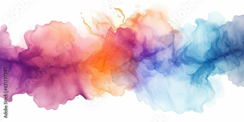 Abstract and Vibrant Splash on Transparent Background, Perfect for Artistic Designs, Invitations, and Creative Projects Generative AI Digital Illustration
