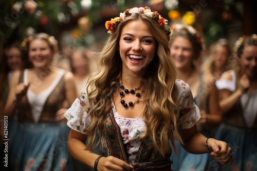 folk holiday oktoberfest autumn background,celebration