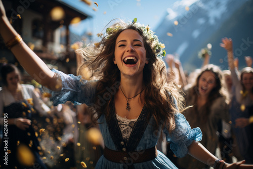 folk holiday oktoberfest autumn background,celebration