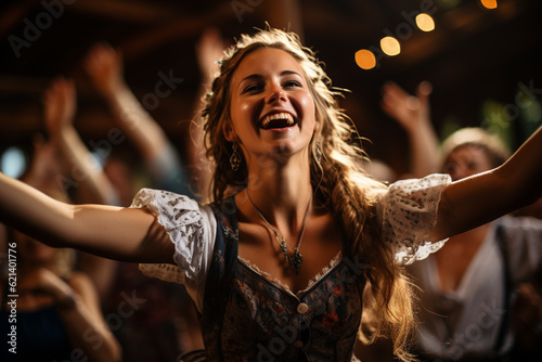 folk holiday oktoberfest autumn background,celebration