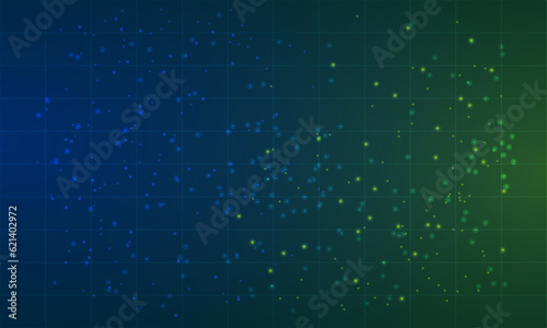 Vector abstract futuristic blue and pink neon light background