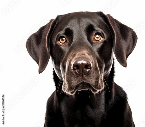 Adorable Black Labrador Looking Up for a Cuddle - Perfect for Any Occasion! Generative AI
