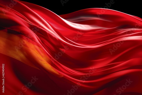 Vibrant Chinese Flag Design for Your Graphic Projects: Flowing Style for a Fresh Look Generative AI