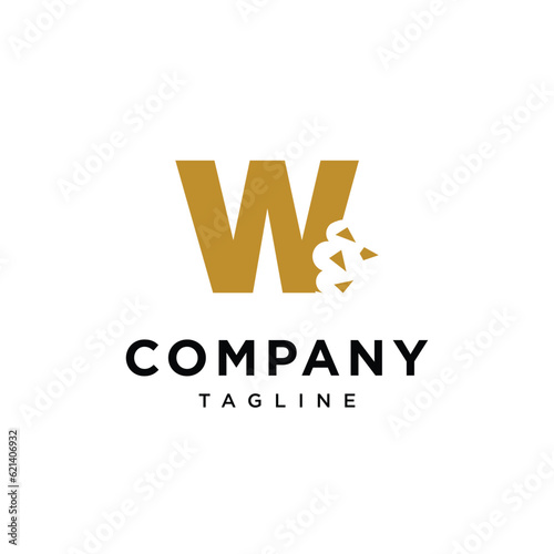 
Letter W Snack Bite logo icon vector template.eps