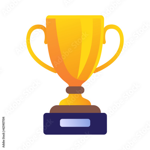 Vector gold cup awards golden bowls on podium championship winner golden trophy cup