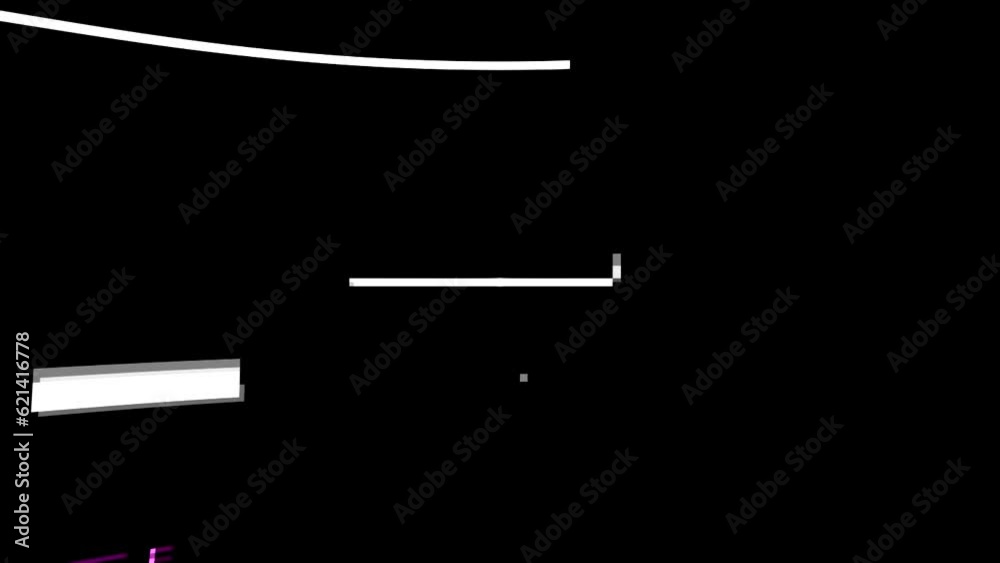 Digital TV glitch distortion