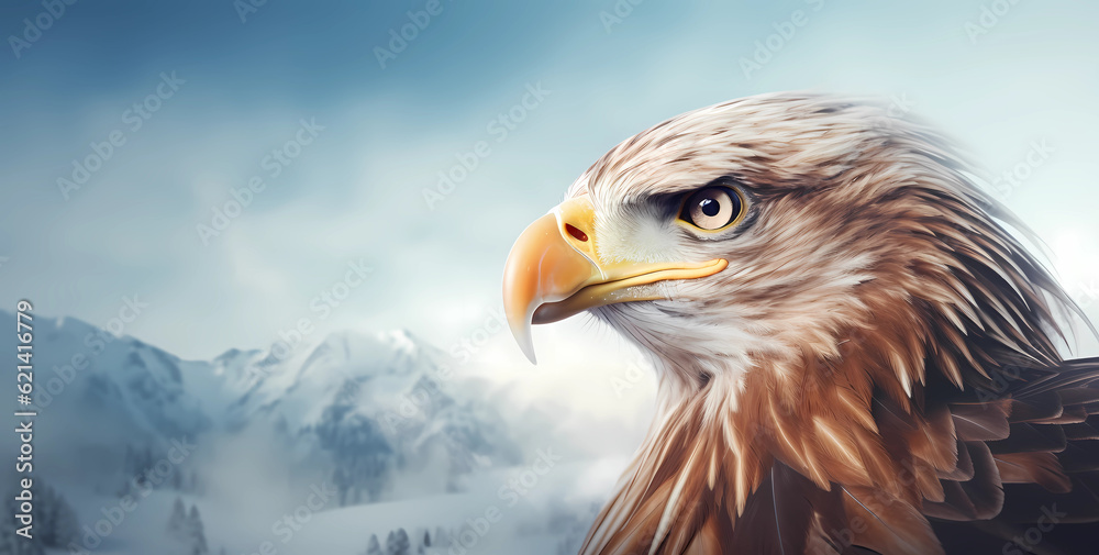 Fototapeta premium Eagle background.