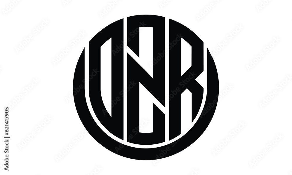 GMN shield in circle logo design vector template. letter mark, wordmark,  monogram symbol on white background. Stock Vector