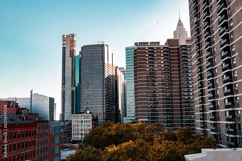 Obraz premium city skyline