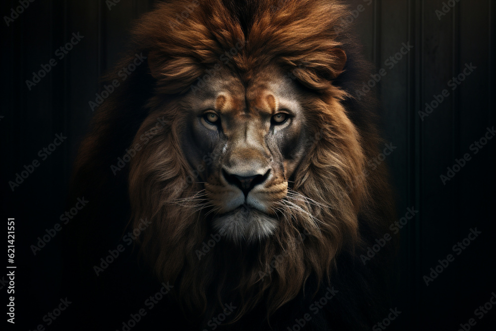 Lion nature portrait animal