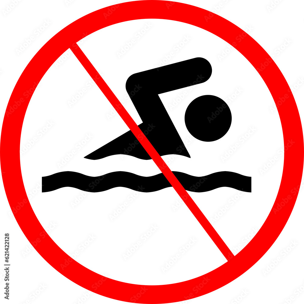 Fotografija no swimming sign