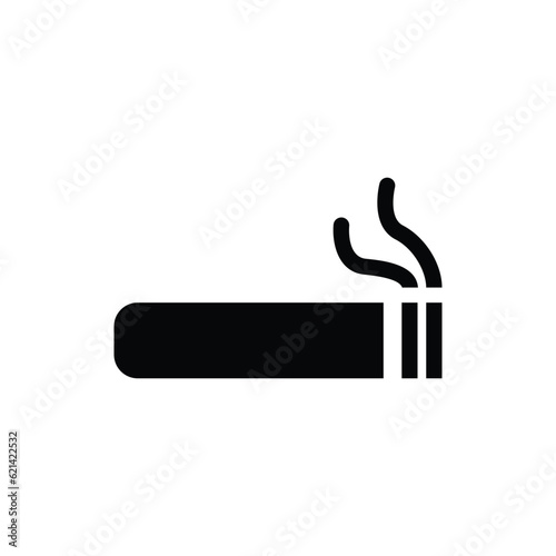 Smoking cigarette sign vector icon