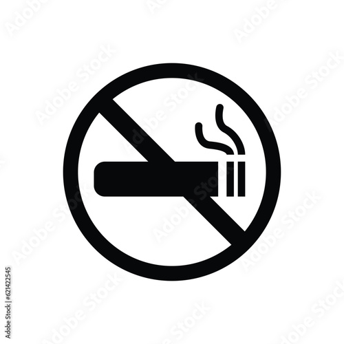 No smoking sign vector icon
