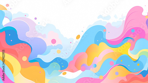 Beautiful abstract artistic colorful pattern background 