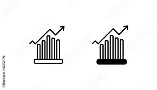 Performance icon design with white background stock illustration