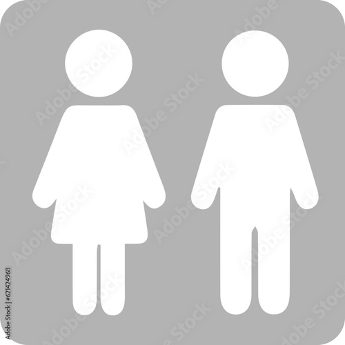 Toilet sign