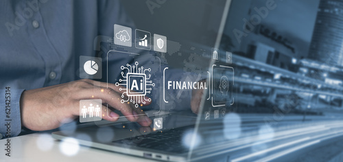 Transforming business with artificial intelligent technology, innovative software platforms driving financial success, optimize revenue, solve challenges, automation and smart assistants.