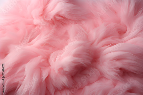 pink cotton candy texture ,cotton candy background ,generative ai