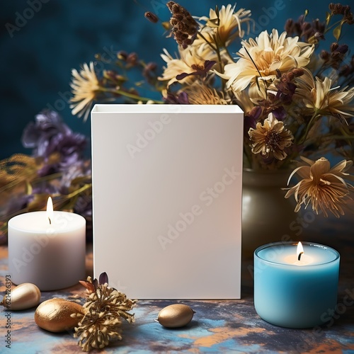 blank package mockup in an ...