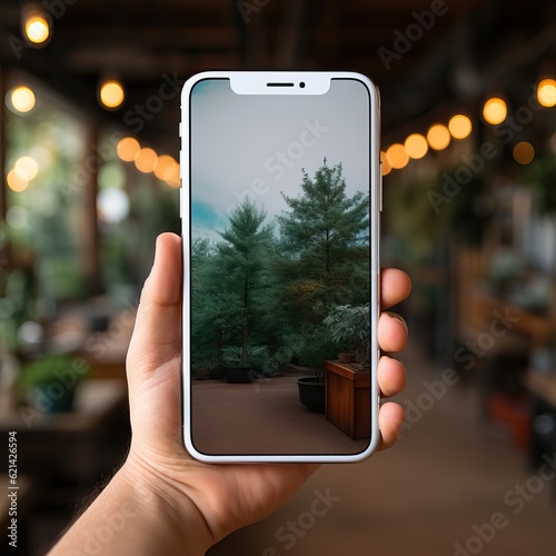 smartphone mockup, generati...