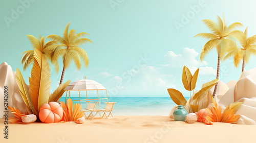 travel and holiday, summer card, social media banner