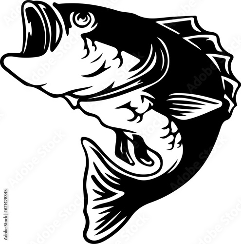 Bass Fishing SVG, Bass Fish SVG, Fishing SVG, Fish Svg, Largemouth Bass Svg, Bass Fish Cricut, Bass Fishing Cricut, Fish Hook Svg