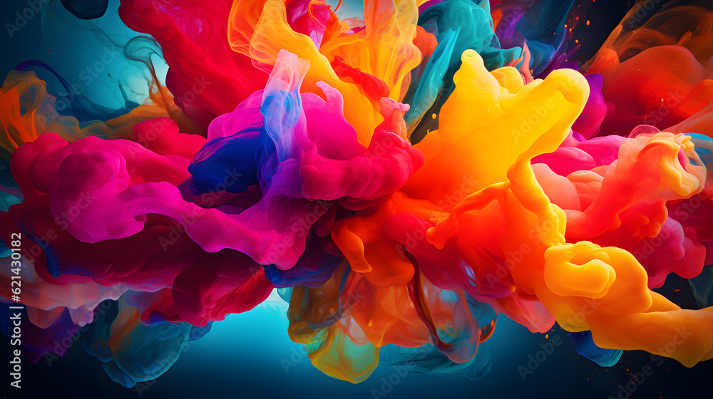 Fototapeta premium Type of abstact background, which use colourful composition.